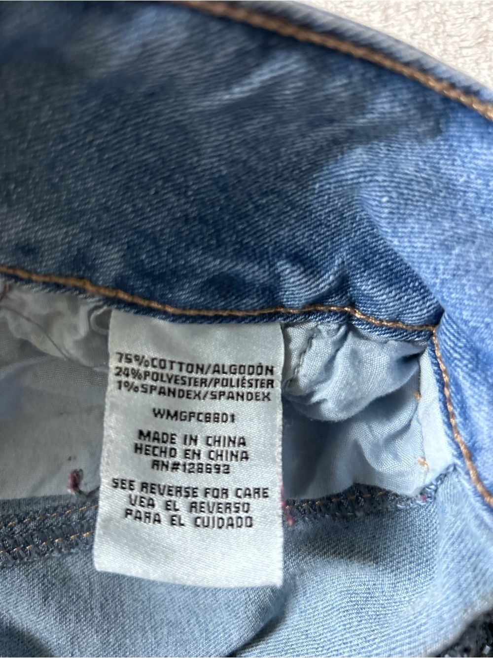 Madden NYC Skater Cargo Flare Women’s Jeans Front Seam Cargo Pockets Size 8 - Picture 9 of 15